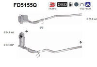 Diesel particulate filter, exhaust system FD5155Q AS