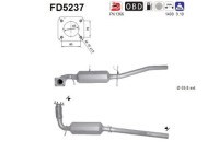 Diesel particulate filter, exhaust system FD5237 AS