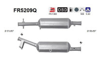 Diesel particulate filter, exhaust system FR5209Q AS