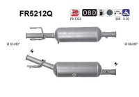 Diesel particulate filter, exhaust system FR5212Q AS