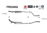 Diesel particulate filter, exhaust system FR5248Q AS