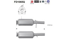 Diesel particulate filter, exhaust system