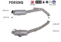 Diesel particulate filter FD5328Q AS