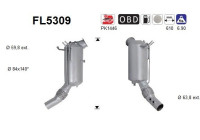 Diesel particulate filter FL5309 AS
