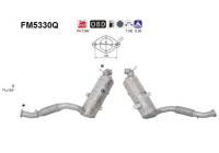 Diesel particulate filter FM5330Q AS