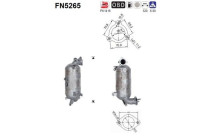Diesel particulate filter FN5265 AS