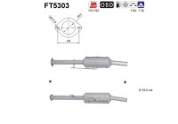 Diesel particulate filter FT5303 AS