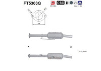 Diesel particulate filter FT5303Q AS