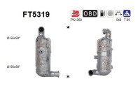 Diesel particulate filter FT5319 AS