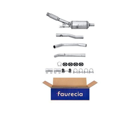 Diesel particulate filter silicon carbide - Easy2Fit Kit - Set with mounting parts 8LH 366 080-311 Hella