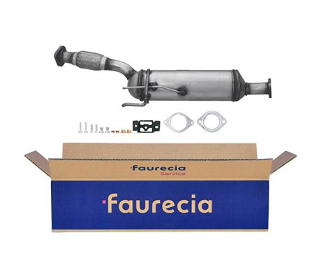 Diesel particulate filter silicon carbide - Easy2Fit Kit - Set with mounting parts 8LH 366 081-161 Hella