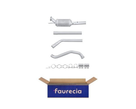 Diesel particulate filter silicon carbide - Easy2Fit Kit - Set with mounting parts 8LH 366 081-181 Hella