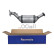 Diesel particulate filter silicon carbide - Easy2Fit Kit - Set with mounting parts 8LH 366 081-411 Hella