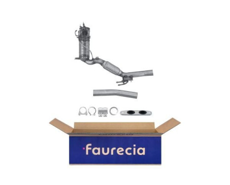 Diesel particulate filter silicon carbide - Easy2Fit Kit - Set with mounting parts 8LH 366 081-531 Hella