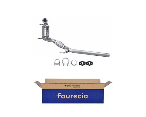 Particulate filter cordierite - Easy2Fit Kit - Set with mounting parts 8LG 366 071-501 Hella