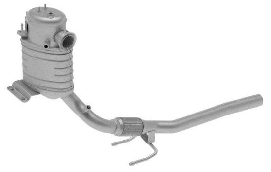 Particulate filter cordierite - Easy2Fit Kit - Set with mounting parts 8LG 366 071-551 Hella