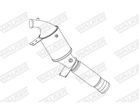 Particulate filter, exhaust system 73412 Walker, Image 2