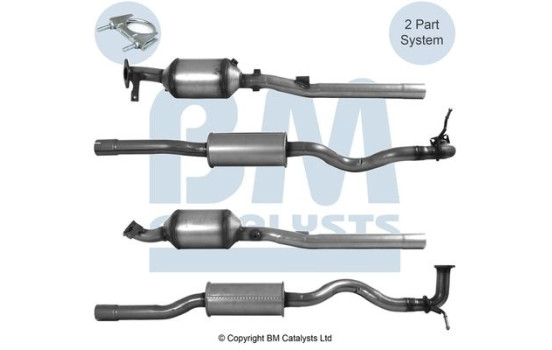 Particulate filter, exhaust system BM11694HP BM Catalysts