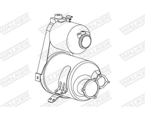 Particulate filter, exhaust system EVO C 73397 Walker, Image 2