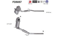 Particulate filter, exhaust system FD5057 AS