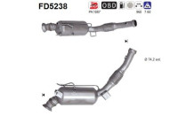 Particulate filter, exhaust system FD5238 AS