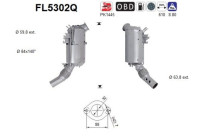 Particulate filter, exhaust system FL5302Q AS