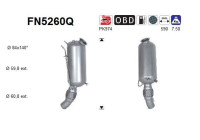 Particulate filter, exhaust system FN5260Q AS