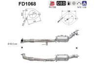Particulate filter FD1068 AS