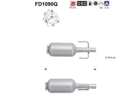 Particulate filter FD1090Q AS