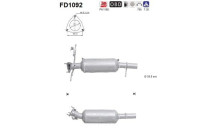Particulate filter FD1092 AS