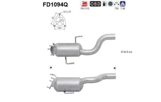 Particulate filter FD1094Q AS
