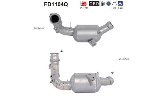 Particulate filter FD1104Q AS