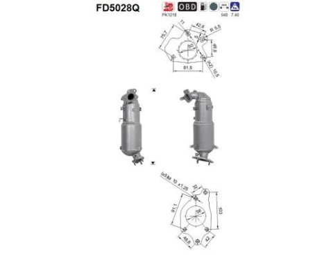 Particulate filter FD5028Q AS