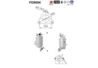 Particulate filter FD5054 AS
