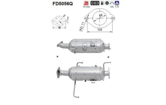Particulate filter FD5056Q AS