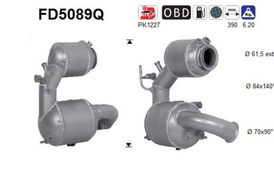 Particulate filter FD5089Q AS