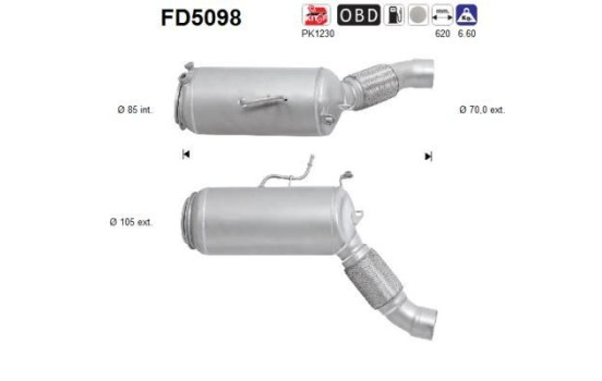 Particulate filter FD5098 AS