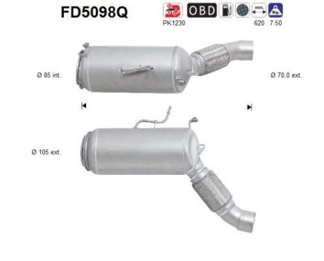 Particulate filter FD5098Q AS
