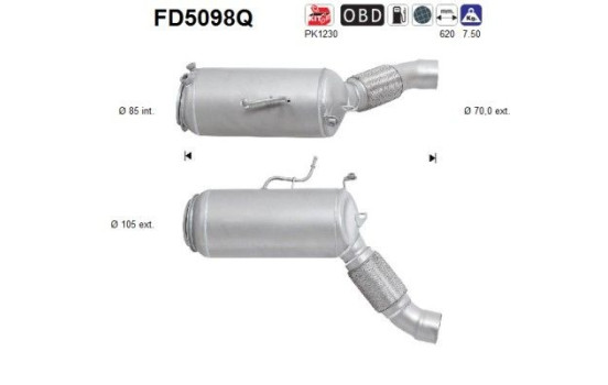 Particulate filter FD5098Q AS