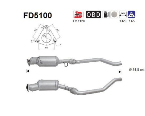 Particulate filter FD5100 AS