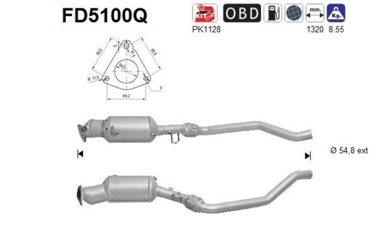 Particulate filter FD5100Q AS