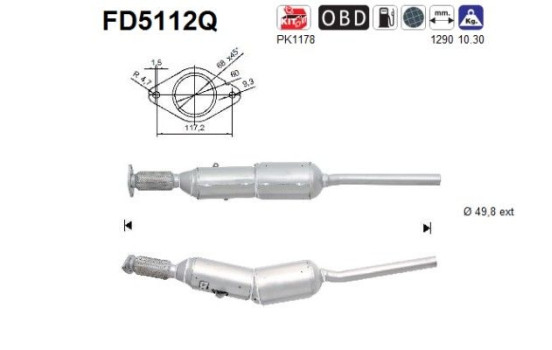 Particulate filter FD5112Q AS