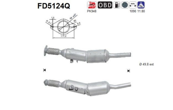 Particulate filter FD5124Q AS