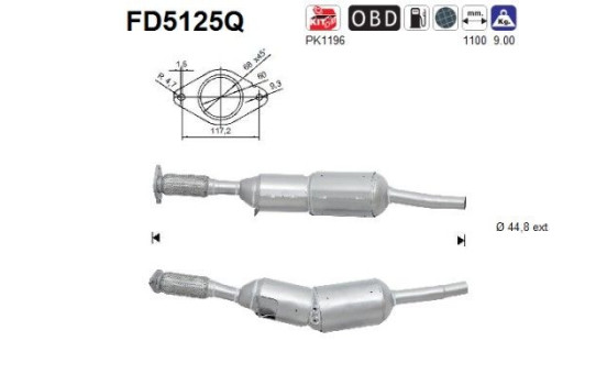 Particulate filter FD5125Q AS