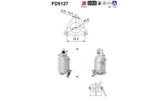 Particulate filter FD5127 AS