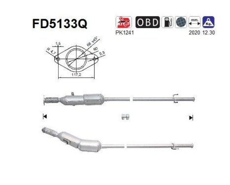 Particulate filter FD5133Q AS