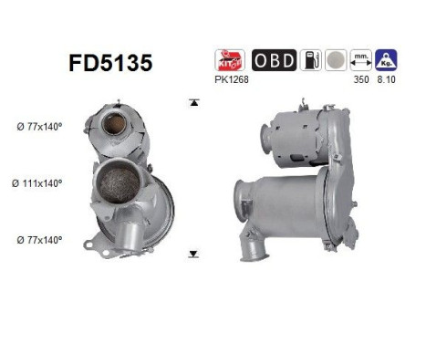 Particulate filter FD5135 AS