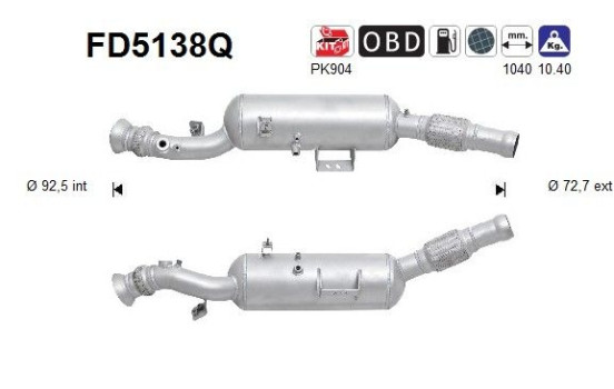 Particulate filter FD5138Q AS