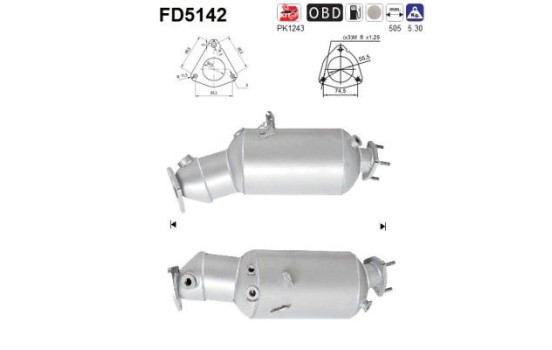 Particulate filter FD5142 AS