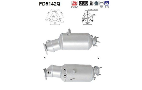 Particulate filter FD5142Q AS